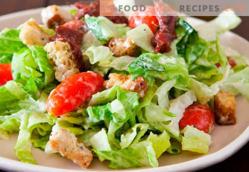 Des salades pour tous les jours - des recettes éprouvées. Comment faire cuire des salades pour tous les jours.