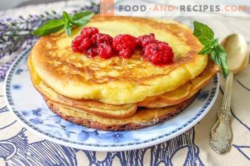 pancakes américains - savoureux, satisfaisant et très économique!