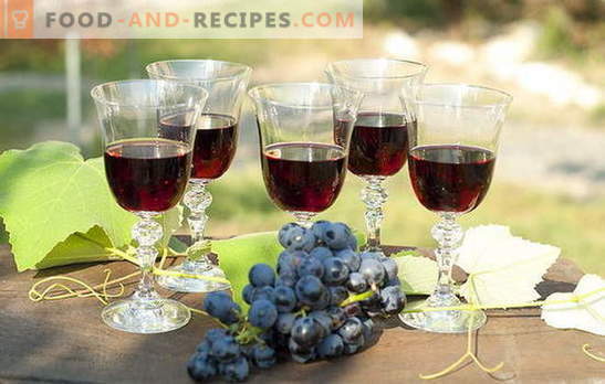 Fourrage au raisin fait maison - naturellement! Recettes de liqueur de raisin à la maison: avec de la vodka, du sucre ou de l'alcool