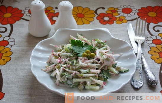Rendez-vous: des salades simples et délicieuses pressées! Recettes Salade simple pour la semaine et les jours fériés