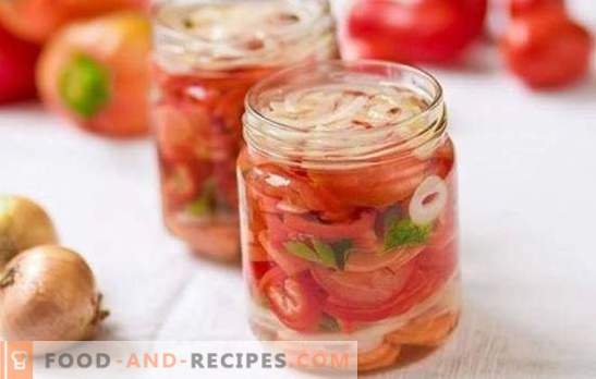Salade de tomates douces pour l’hiver: les meilleures recettes pour la collation originale. Les secrets d'une savoureuse salade de tomates sucrées pour l'hiver