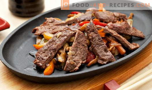 Viande avec légumes - les meilleures recettes. Comment bien et savoureux cuire la viande avec des légumes.