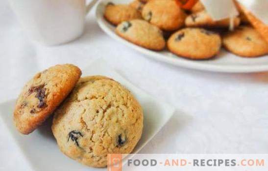 Biscuits à l'avoine et aux raisins secs - une cuisson classique, une tradition du thé familial. Comment faire cuire de délicieux biscuits à l'avoine et aux raisins
