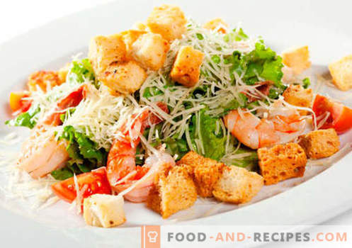 Salade de fruits de mer - Recettes éprouvées. Comment bien et savoureux salade de fruits de mer cuits.