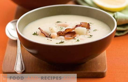 Soupe de haricots blancs - une connaissance agréable! Recettes pour différentes soupes de haricots blancs: tomate, viande, fromage, fumé, champignons