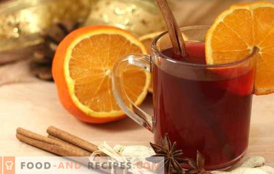 Vin chaud à l’orange - la boisson la plus parfumée, chaleureuse et hivernale! Cuire tout le vin chaud avec des oranges
