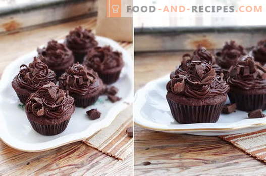 Cupcakes - comment les cuisiner à la maison. 7 meilleures recettes de gâteaux faits maison.