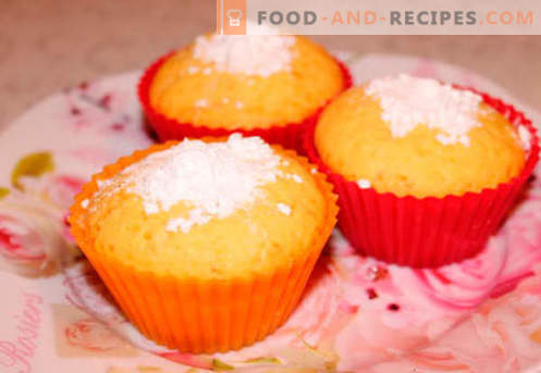 Les muffins aux gâteaux au silicone sont les meilleures recettes. Comment cuire rapidement et savourer des muffins dans des moules en silicone.