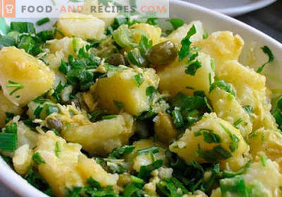 Salade de pommes de terre - recettes de cuisine éprouvées. Comment faire cuire la salade de pommes de terre.