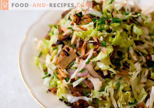 Salade printanière - une sélection des meilleures recettes. Comment cuire correctement et savoureux salade printanière.