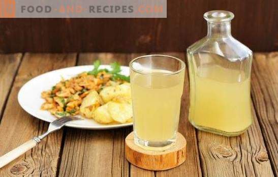 Des recettes étape par étape pour rafraîchir le kvas blanc fait maison. Une boisson unique, saine et rafraîchissante sur votre table!