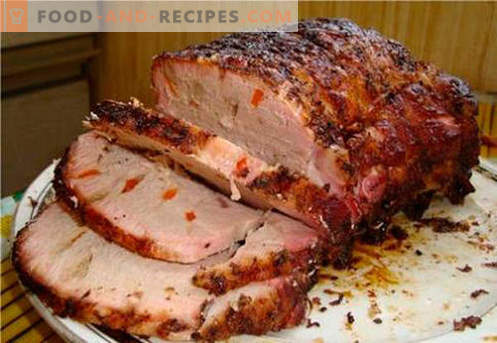 Porc fait maison - les meilleures recettes. Comment bien et savoureux porc cuit à la maison.