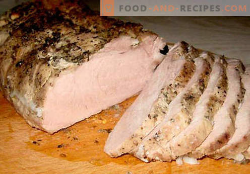 Porc fait maison - les meilleures recettes. Comment bien et savoureux porc cuit à la maison.