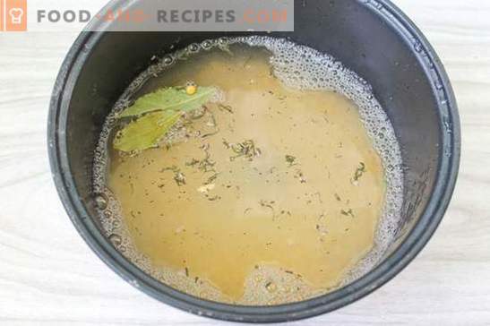 Soupe aux pois dans une mijoteuse (photo): la technologie de garde pour le déjeuner. Photo-recette pas à pas: soupe aux pois dans une mijoteuse. Nous regardons!