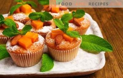 Muffins à la citrouille - pâtisseries ensoleillées! Recettes pour muffins à la citrouille diététique, classique et dessert