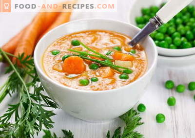 Purée de soupe - les meilleures recettes. Comment faire cuire correctement et délicieusement la purée de soupes.