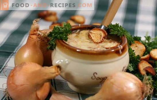 La soupe à l'oignon classique est la recette préférée d'Alexandre Dumas! Recettes classiques soupe à l'oignon de gourmet français