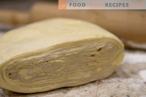 Pâte feuilletée - les meilleures recettes. Comment préparer une pâte feuilletée.