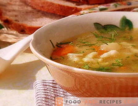 Soupe aux boulettes - les meilleures recettes. Comment bien et savoureux faire cuire la soupe avec des boulettes.
