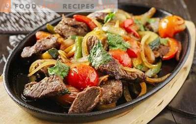Pork with vegetables in a pan - incredibly simple, unreal delicious! Tricks of cooking and recipes of pork with vegetables in a pan