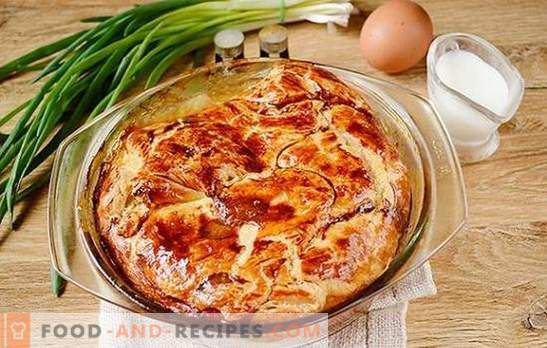 Meat pie made from ready-made puff pastry: author's step by step photo recipe. How to quickly bake a meat pie with curd puff pastry with minced meat