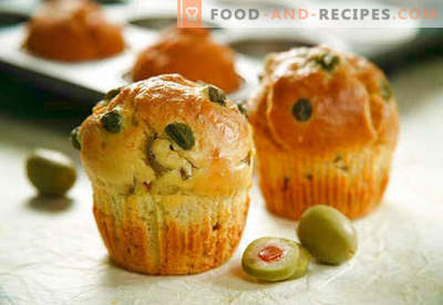 Muffins: chocolat, banane, fromage, kéfir - les meilleures recettes. Comment faire cuire des muffins fourrés à la maison.