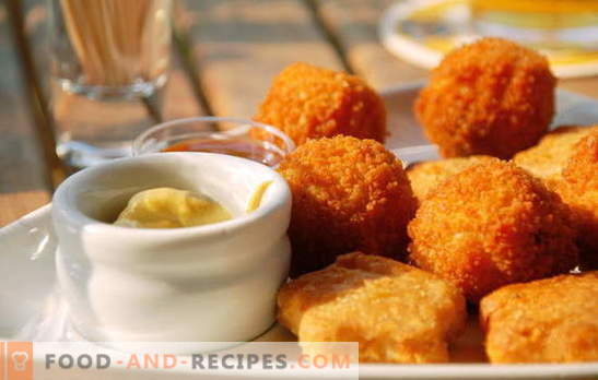 Nuggets at home - much tastier than purchased ones! Anyone who loves fast food: homemade nuggets recipes