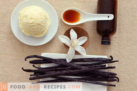 Vanille - description, propriétés, utilisation en cuisine. Recettes de plats à la vanille.