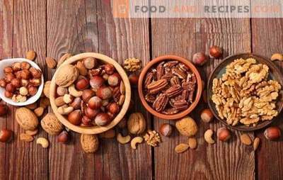 Principes d'utilisation de noix dans la cuisine et la confiserie