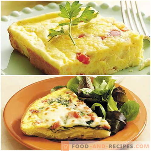 Omelette au four - recettes éprouvées. Comment cuire correctement et savourer une omelette au four.