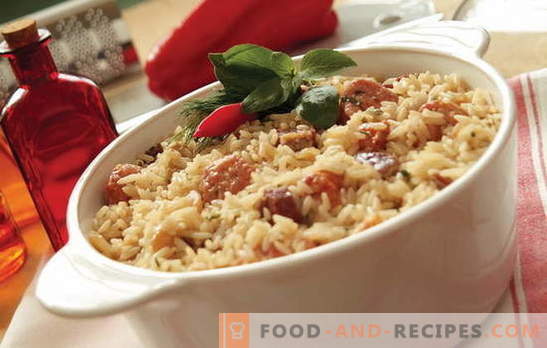 Que faire cuire du riz avec de la viande au four? Idées d’inspiration culinaire: recettes de plats à base de riz avec de la viande au four