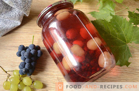 Compote de raisin: comment cuisiner correctement? Photo-recette pas à pas pour une simple compote de raisin