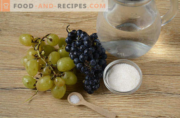 Compote de raisin: comment cuisiner correctement? Photo-recette pas à pas pour une simple compote de raisin
