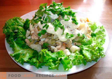 Salade “Moscou” - les meilleures recettes. Comment cuire correctement et savoureuse salade 