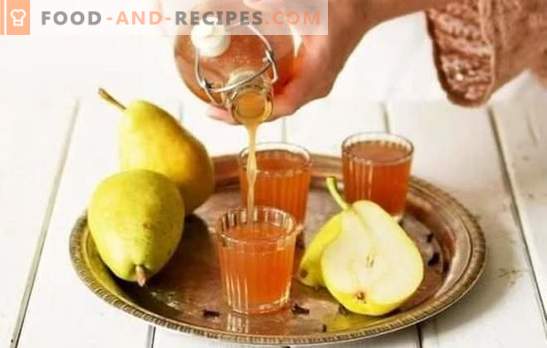 Teinture de poires à la maison - alcool délicieux! Une sélection des meilleures recettes de teinture de poires à la maison