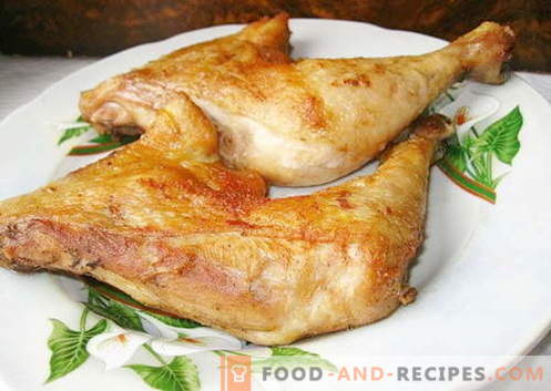 Poulet frit - les meilleures recettes. Comment faire cuire le poulet frit.
