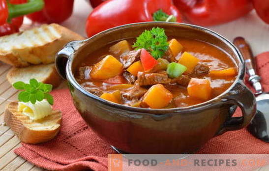 La soupe hongroise est inhabituelle mais savoureuse! Différentes recettes de soupes hongroises: au bœuf, au poisson, aux haricots, aux épinards et aux cerises