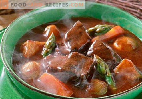 Soupe au goulash - recettes éprouvées. Comment bien et savoureux cuire la soupe de goulache.