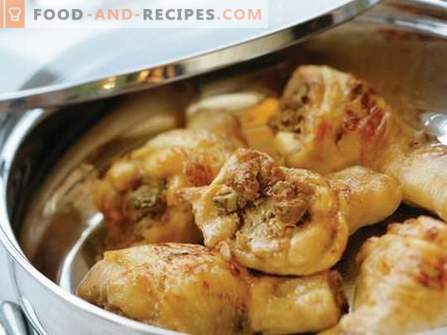 Poulet à la poêle - les meilleures recettes. Comment bien et savourer frire le poulet dans une poêle.