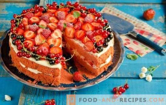 Ne vous refusez pas le plaisir - préparez un génoise aux fraises! Recettes simples pour un gâteau éponge aux fraises pour le thé et le café