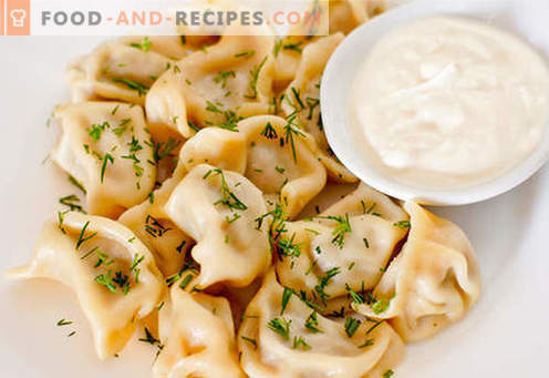 Dumplings aux champignons - les meilleures recettes. Comment bien et savoureux faire cuire des boulettes avec des champignons à la maison.