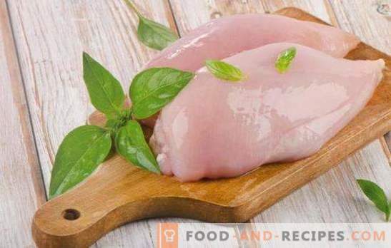 Poitrine de poulet diététique: non seulement saine, mais aussi savoureuse. Recettes de poitrine de poulet de régime et traditionnelles de l'auteur