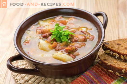 Soupe au porc - les meilleures recettes. Comment bien et savoureux cuire la soupe au porc.