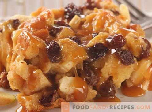 Pudding aux pommes - les meilleures recettes. Comment bien et savoureux faire cuire le pudding aux pommes.
