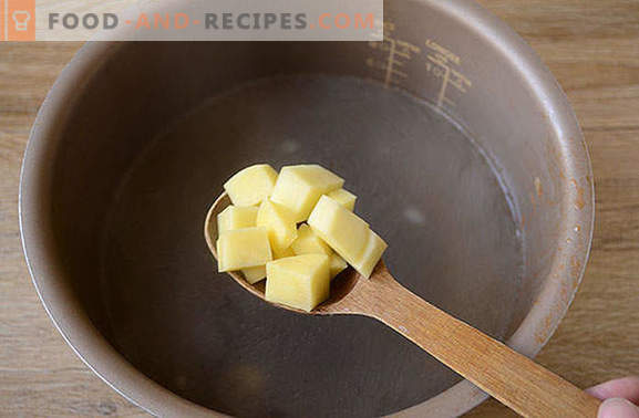 Soupe au chou frais dans une mijoteuse: rapide, facile, savoureuse! Photo-recette pas à pas de l'auteur pour la cuisson du chou à partir de chou frais dans une mijoteuse