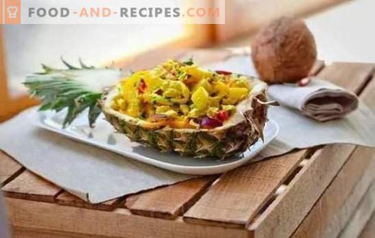 Poulet à l'ananas: des recettes étape par étape et en détail, avec toutes les astuces. Poulet juteux à l'ananas (description étape par étape)