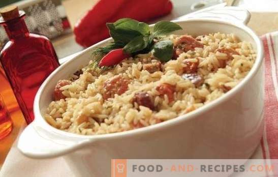 Riz à la viande: recettes étape par étape. Comment faire cuire du pilaf dans des pots, une casserole ou une frite dans du riz chinois avec de la viande (étape par étape)