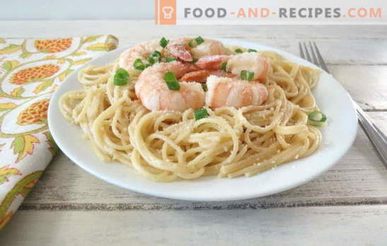Spageti su krevetėmis - patiekalas, kurį italai norėtų! Geriausi spageti receptai su krevetėmis ir jų padažais