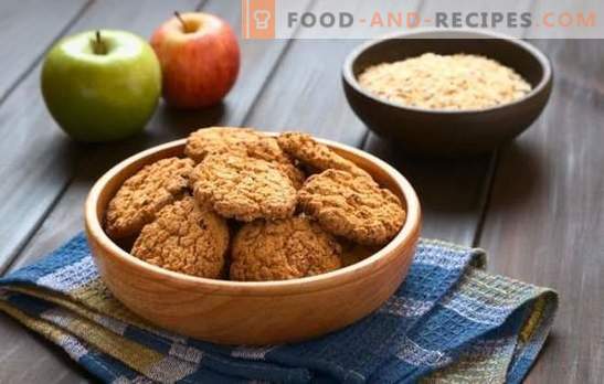 Biscuits à l'avoine maigre - un dessert utile et savoureux. Comment faire des biscuits à l'avoine maigre avec des bananes, du miel, des fruits secs, des noix