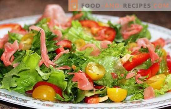 La racine du goût délicieux: les meilleures recettes pour les salades au gingembre. Règles pour faire des salades avec du gingembre mariné